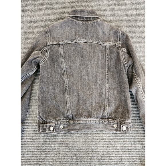 Vintage Levis Youth M Trucker Jacket Knit Collar & Cuffs - Picture 5 of 11